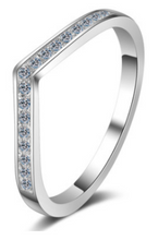 Load image into Gallery viewer, 【ZHOYA】925 sterling silver moissanite band
