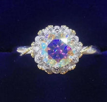 Cargar imagen en el visor de la galería, 【ZHOYA】925 sterling silver color diamond women&#39;sring full diamond