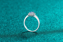 Load image into Gallery viewer, 【ZHOYA】925 Sterling Silver Ring Royal Blue Moissanite Ring 50ctp pt950 gold plated