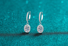 Cargar imagen en el visor de la galería, 【ZHOYA】925 Sterling Silver oval shape Moissanite ear buckle pt950 gold plated