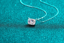 Load image into Gallery viewer, 【ZHOYA】925 Sterling silver necklace sugar cube Moissanite  pt950 gold plated