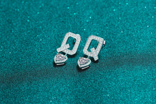 Load image into Gallery viewer, 【ZHOYA】925 Sterling Silver Q Letter Ear studs Moissanite pt950 gold plated